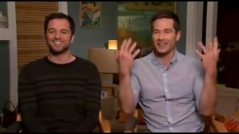 Matthew Rhys With Luke Macfarlane Interviewed On Et Canada Luke