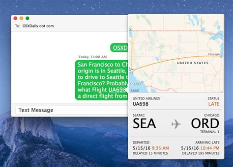 Get Active Flight Information On Mac Os X From Nearly Anywhere Instantly