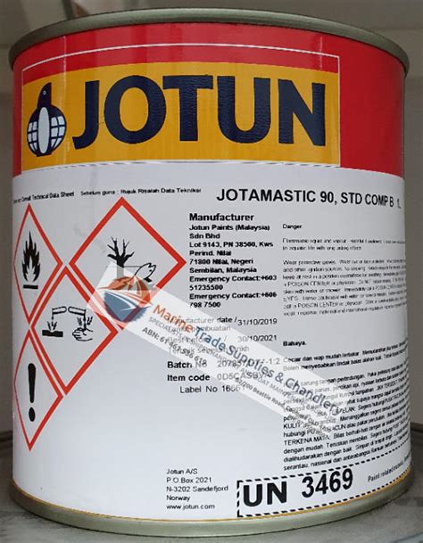 Jotamastic 90 Comp B Std 1l Marine Trade Supplies
