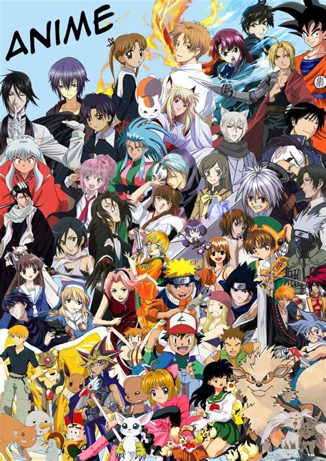 Manga Collage Wallpapers Wallpaper Cave