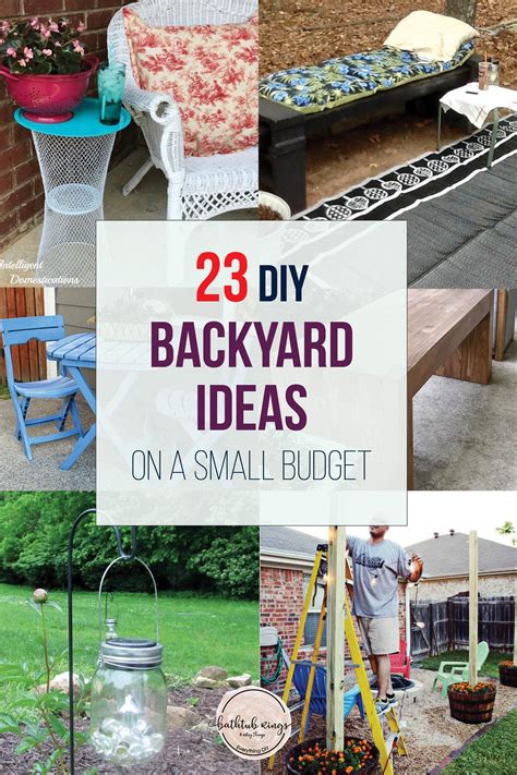 23 Diy Backyard Ideas On A Small Budget Diy Backyard Diy Outdoor