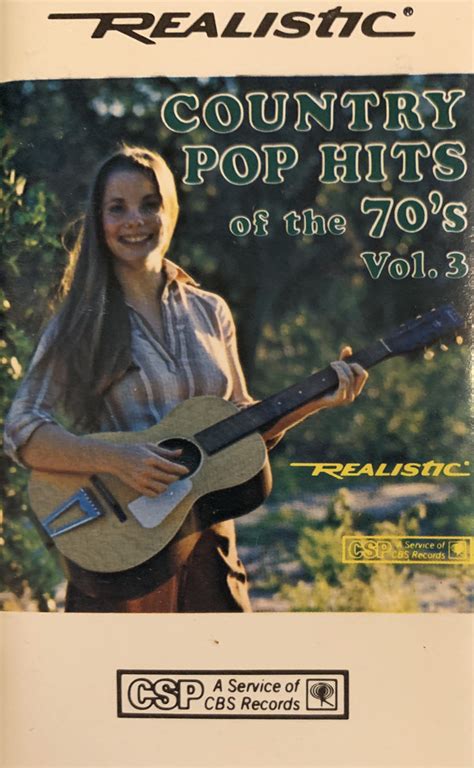 Country Pop Hits Of The 70s Vol 3 1978 Cassette Discogs