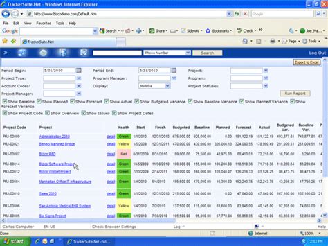 Project Planning Tool A Project Financial Plan Report Trackersuitenet