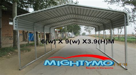 Large Steel Carport Shelter 6 X 9m Double Portable
