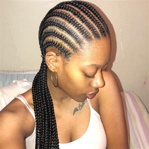 With the rise of the natural hair movement, more women are embracing the braided look, experimenting with different styles, patterns, and. Latest Ghana Braids Hairstyles: Top Trending Braided ...