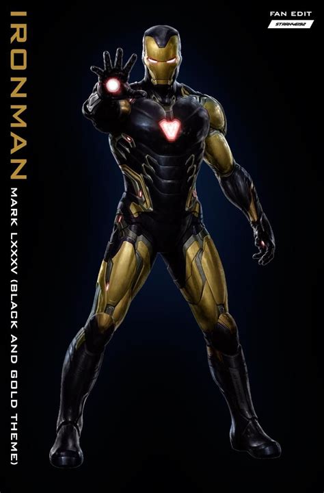 Marvel Now The Avengers Iron Man Black Gold Scale Artfx Statue By Kotobukiya
