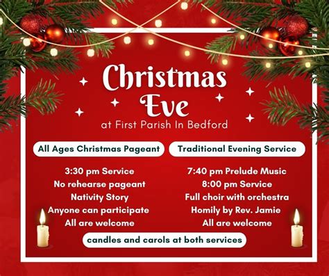 Christmas Eve At First Parish First Parish Bedford