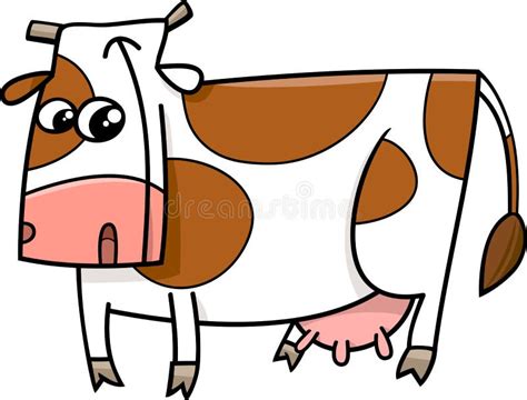 Cow Farm Animal Cartoon Stock Vector Illustration Of Character 57915109