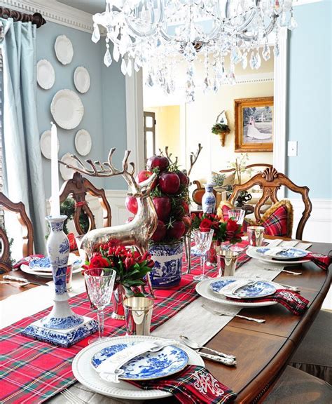 Image Result For Blue Willow Christmas Tablescape Christmas Home