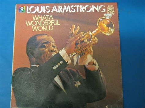Record Album Louis Armstrong What A Wonderful World