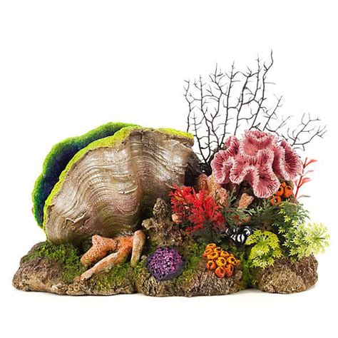 Comsun 10 pack artificial aquarium plants, small size 4 to 4.5 inch approximate height fish tank decorations home décor plastic. National Geographic™ Coral Bubbler Aquarium Ornament ...