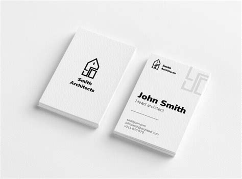 8 Free Business Card Templates For Architects