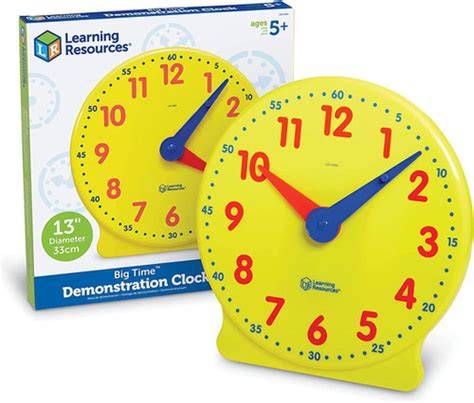Learning Resources Big Time Demonstration Clock Klbtoys