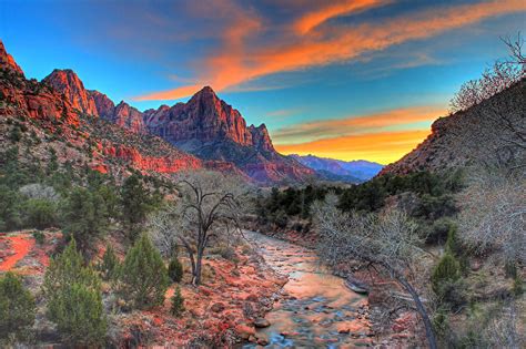 Zion National Park Sunset At The Watchman Photography By Nick Suydam