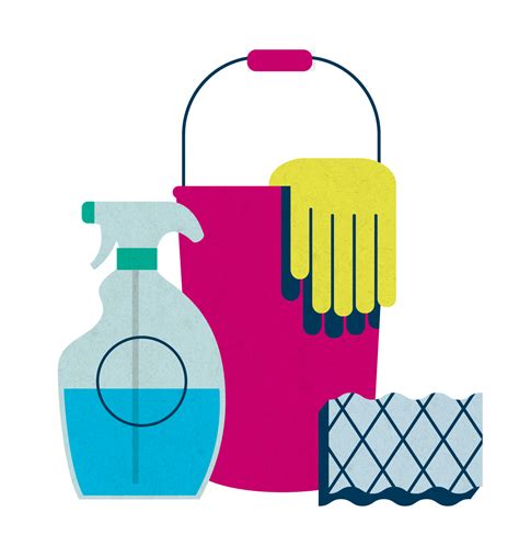Household Cleaning Supplies Clipart Household Cleaning Products And