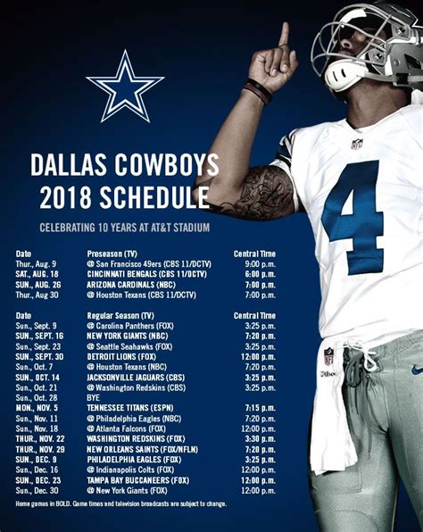 Dallas Cowboys Game Next Week