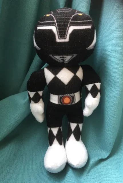 Mighty Morphin Power Rangers Black Ranger Soft Toy Plush Zack 2016