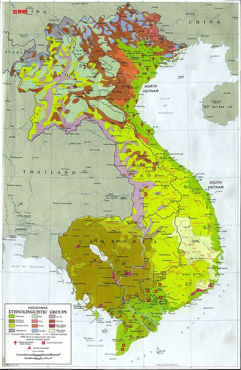 越南地图民族分布图 越南地图查询