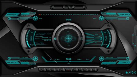Futuristic D Hologram Windows Theme Skin Download Phireconnection