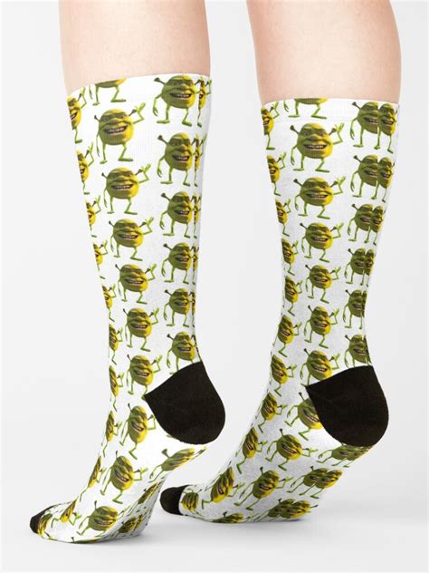 Shrek Wazowski Socks For Sale By Amemestore Redbubble