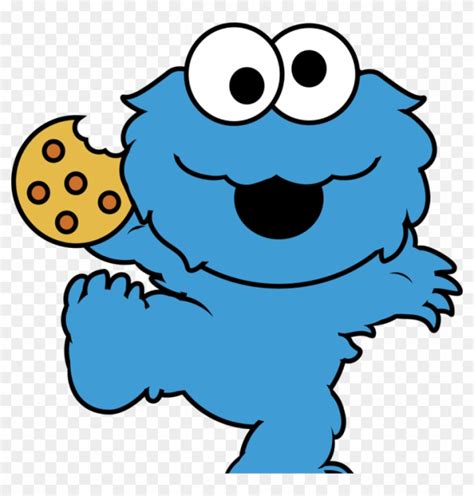 Baby Cookie Monster Png Free Transparent Image