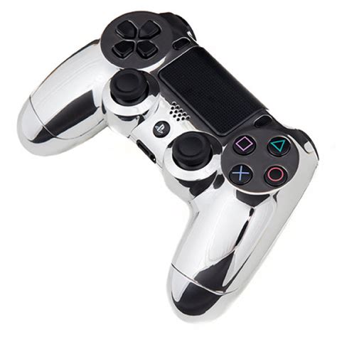 Playstation Dualshock 4 Custom Controller Chrome Silver Games