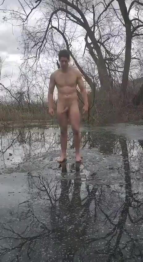 Male Nudity Hot Naked Polar Bear Plunge In Ice