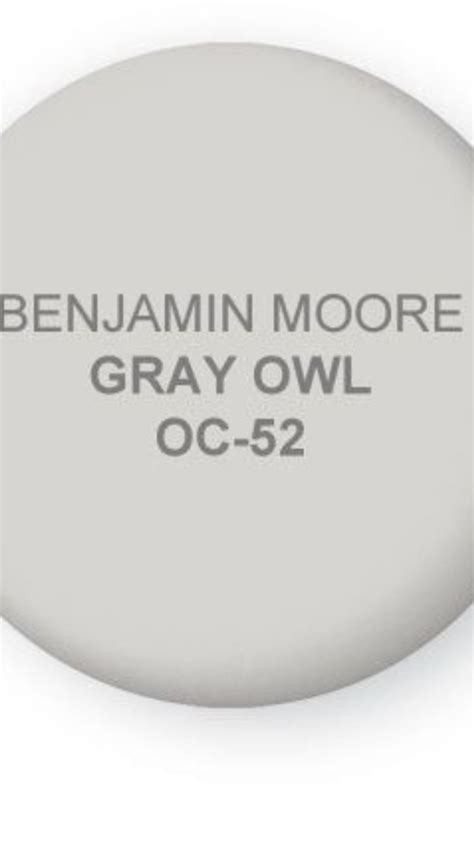 Benjamin Moore gray owl | Benjamin moore gray, Benjamin moore gray owl, Gray owl
