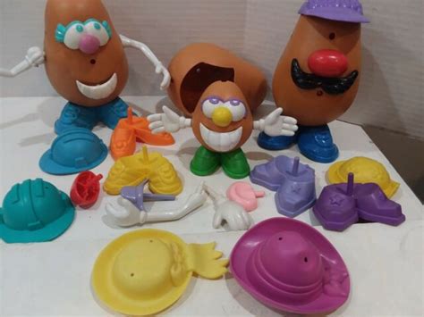 Silly Mr Potato Head Misc Lot Parts Extra Pieces Toy Collectible Mrs