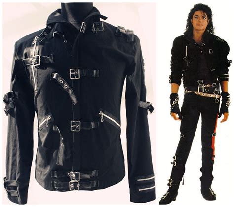 Must Have Michael Jackson Mj Bad Punk Jacket Costume For Super Gift