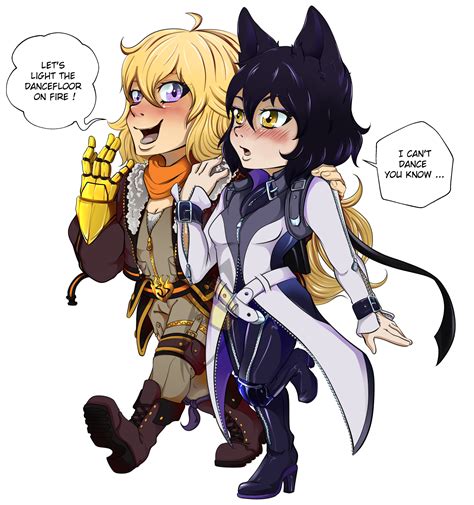 Rwby Yang X Blake