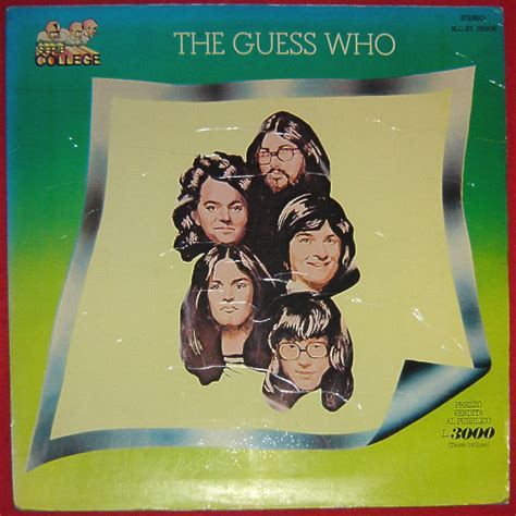 The Guess Who The Guess Who 1975 Vinyl Discogs