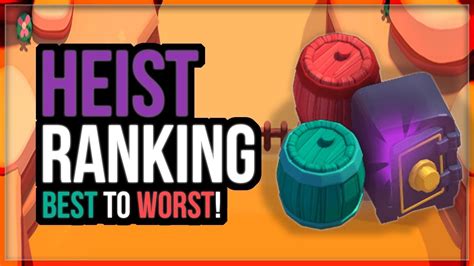 The hero shooter created by supercell just introduced jacky, a construction worker with an affinity for jackhammers. HEIST! Who is the Best & Worst Brawler? Heist Ranking ...