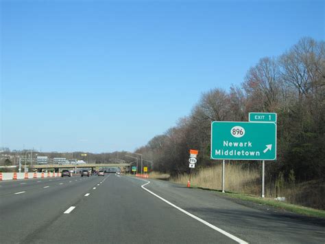 Delaware Interstate 95 Northbound Cross Country Roads