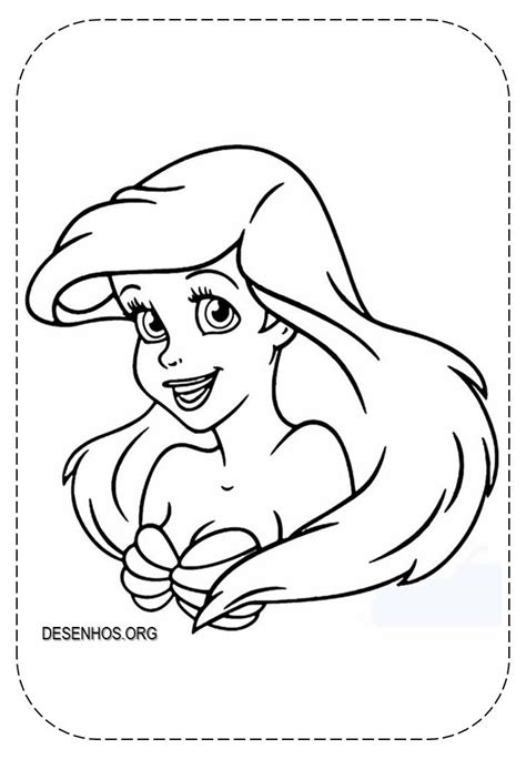 109 Desenhos Da Ariel Para Colorir E Imprimir Mermaid Coloring Pages