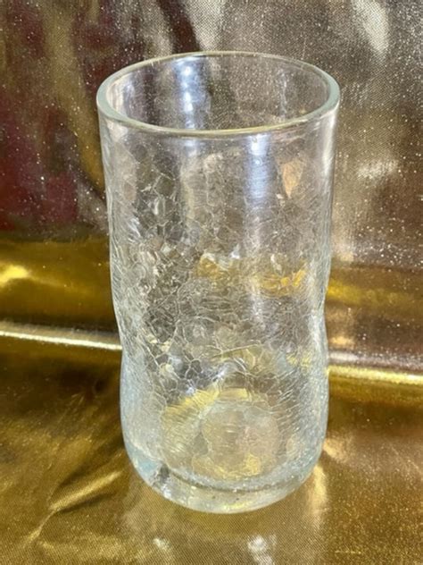 Vintage Blenko Pinched Dimple Tumbler Drinking Glass Hand Etsy