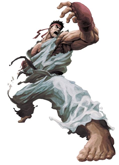 Ryu Official Render Art From Street Fighter X Tekken Game Art Hq