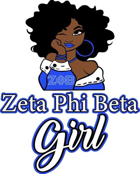 Zeta Phi Beta Sorority Girl Downloadable File Svg Etsy Zeta Phi