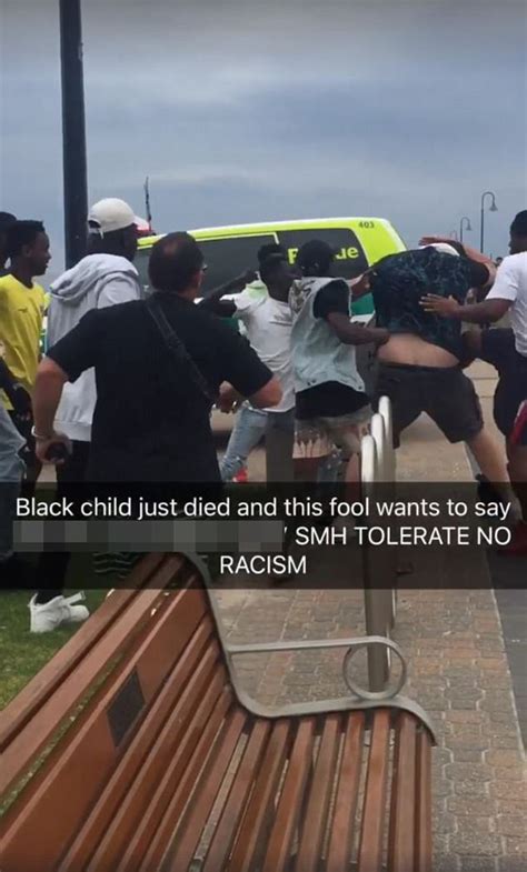 Man Charged Racially Abusing Teens At Adelaide Beach Daily Mail Online