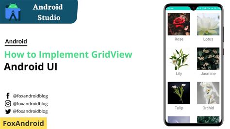 How To Implement Gridview In Android Studio Gridview Android Studio Tutorial Youtube