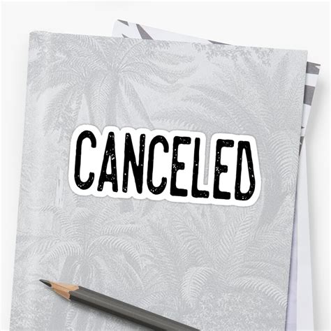 It is too much work to moderate videos. "CANCELED Culture Meme" Stickers by bpcreate | Redbubble