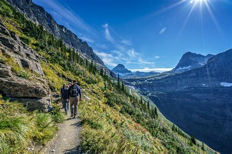 Hiking The Highline Trail At Glacier National Park