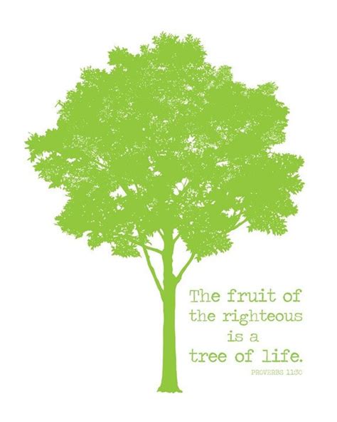 Items Similar To Tree Of Life Proverbs 1130 8x10 Printable