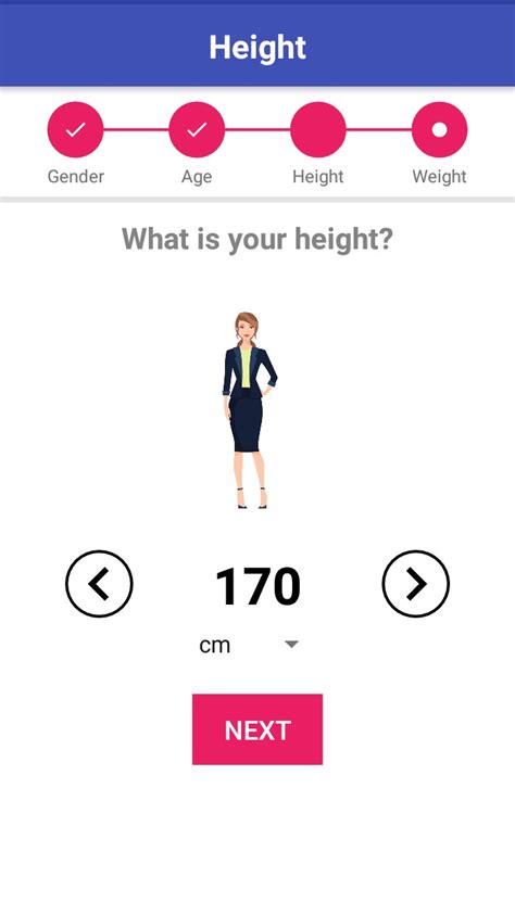 BMI Calculator App calculate and evaluate your Body Mass Index