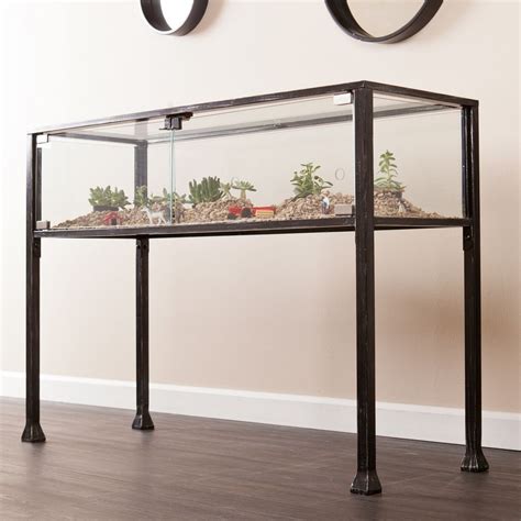This terrarium style design is perfect for indoor gardens or displaying special mementos. Upton Home Display/ Terrarium Console/ Sofa Table # ...