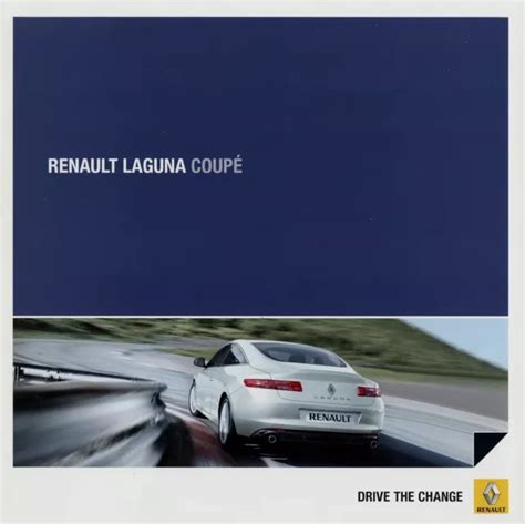 Renault Laguna Coup Prospekt D Brochure Prospectus Catalogue Broszura Eur