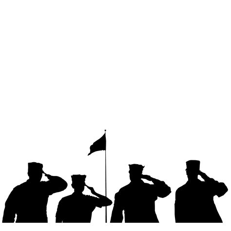 Military Soldier Salute Vector Svg File
