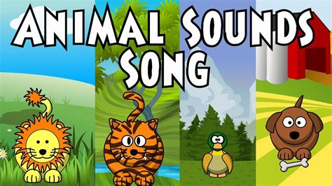 The Animal Sounds Song Youtube