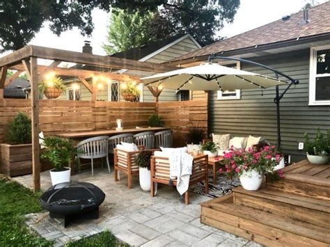 Eyesore To Outdoor Oasis Backyard Patio Reveal Modern Design In 2020 Small Backyard Patio