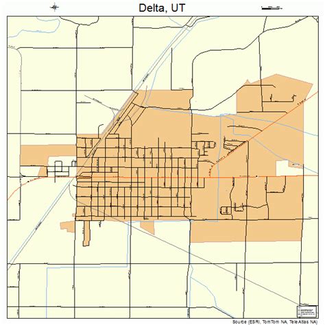 Delta Utah Street Map 4918910